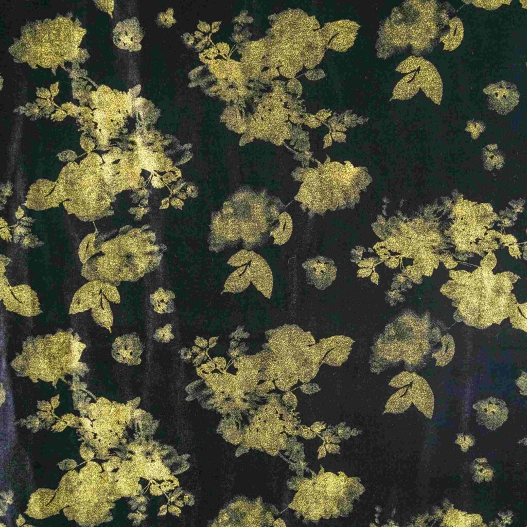 Korea Velvet Printed