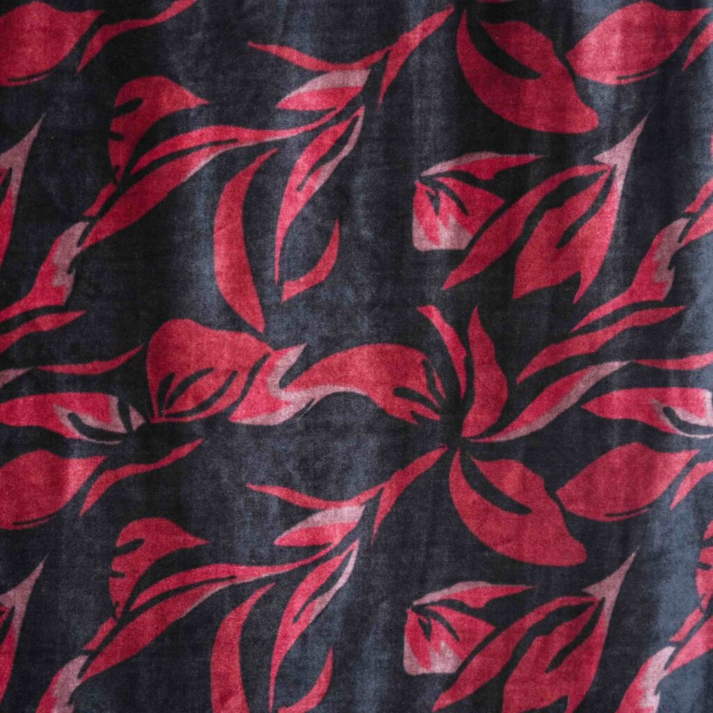 Korean Velvet Printed