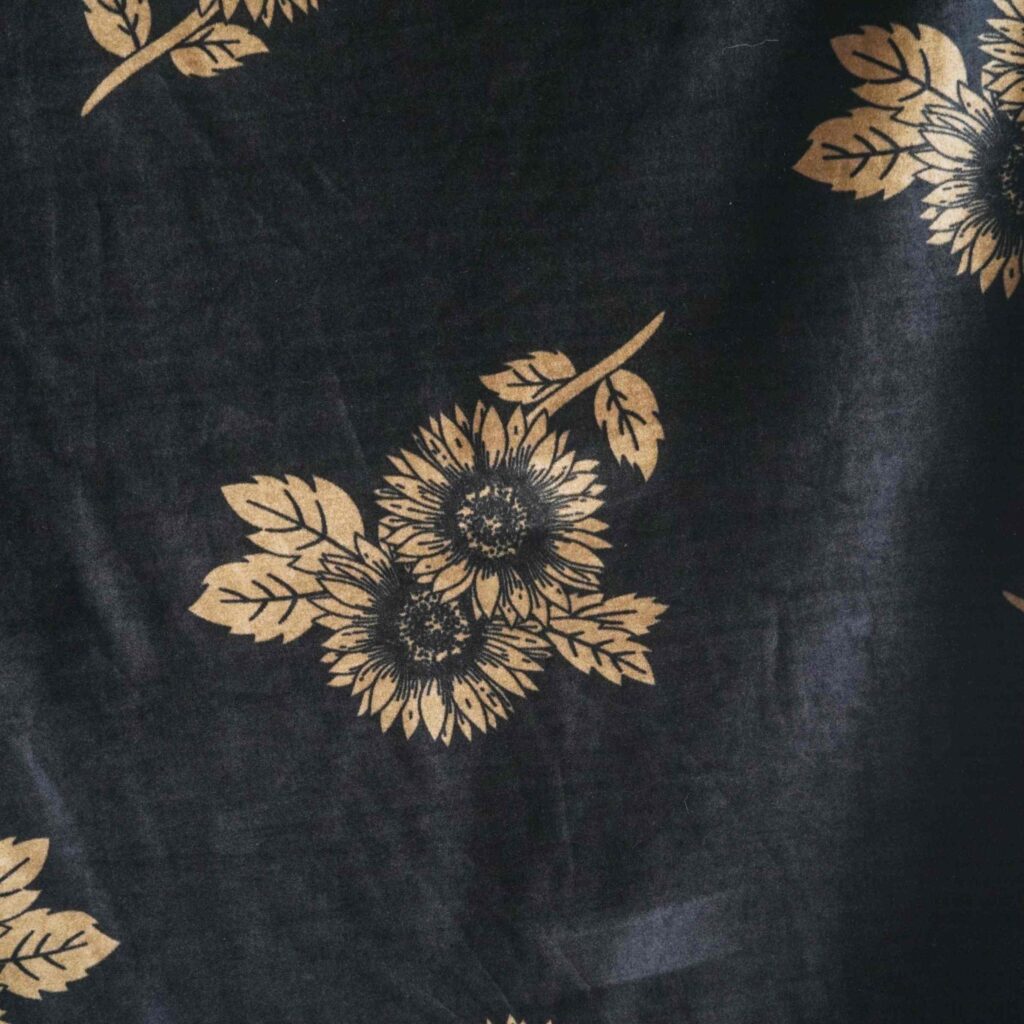 Korean Velvet Printed