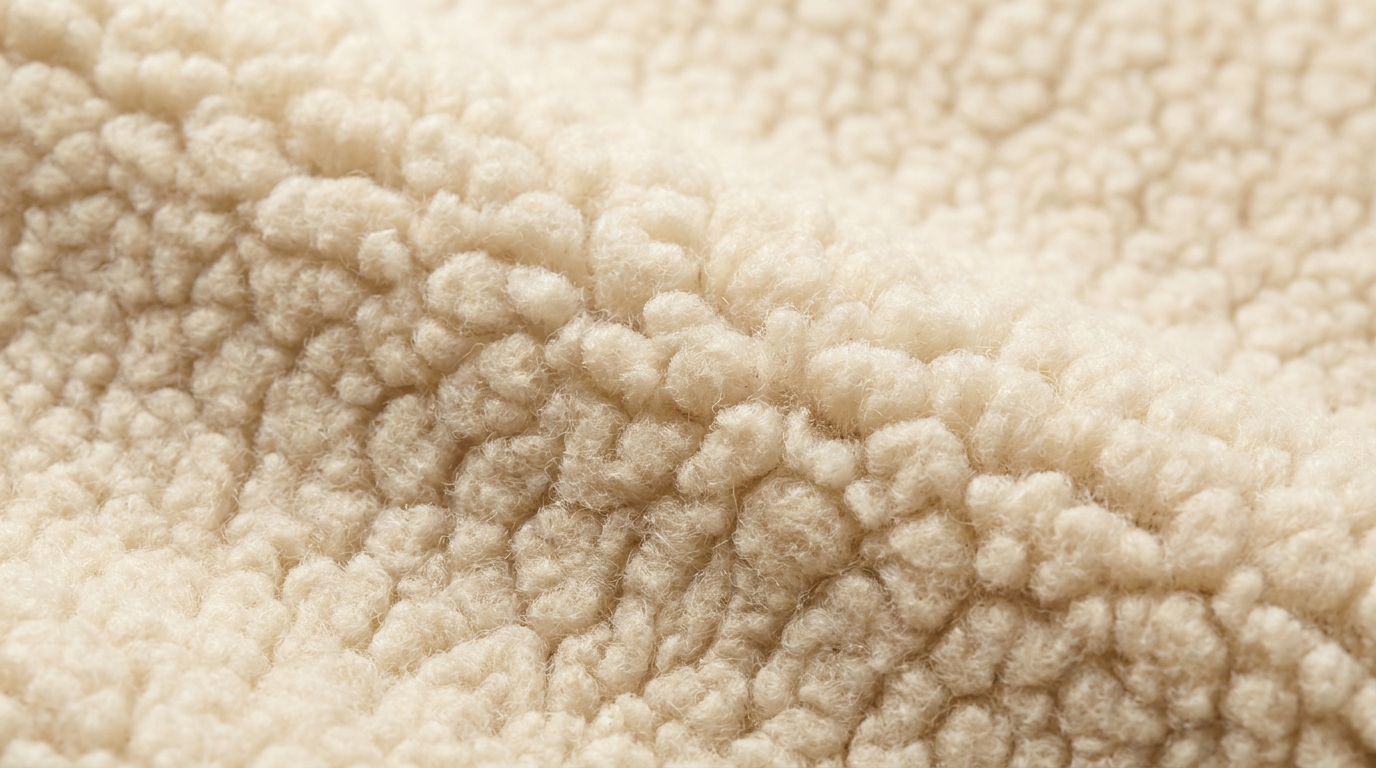 sherpa fleece fabric bumpy fluffy