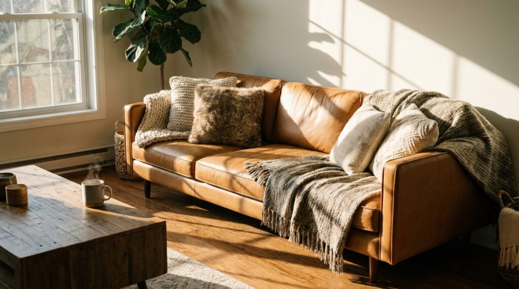 plush cushion fabric textured warm